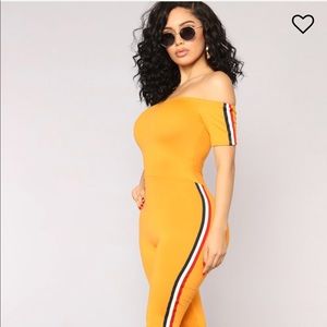Mustard jumpsuit